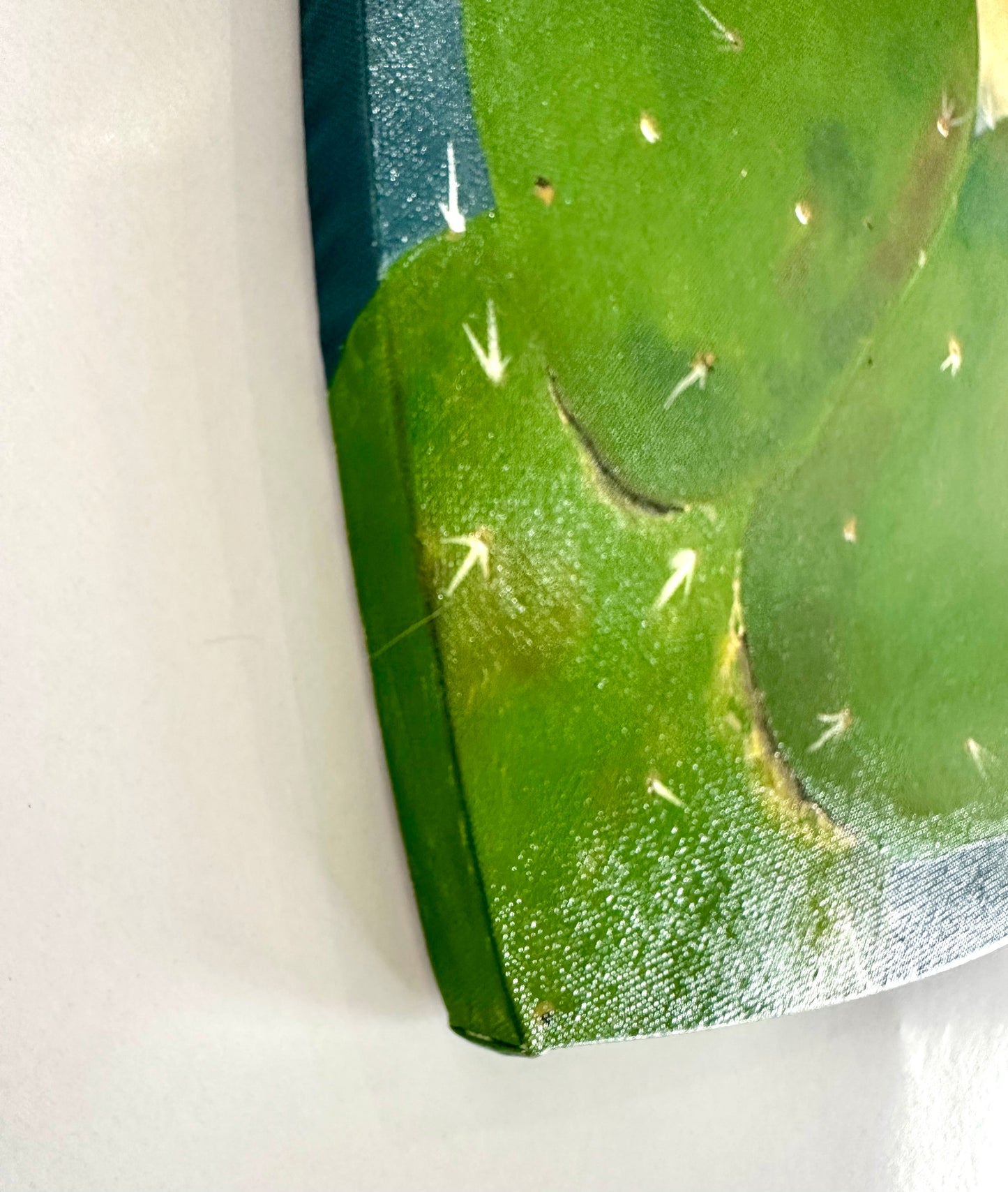 Cactus heart Nopales de mi corazón painting